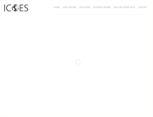 Tablet Screenshot of icoes.org